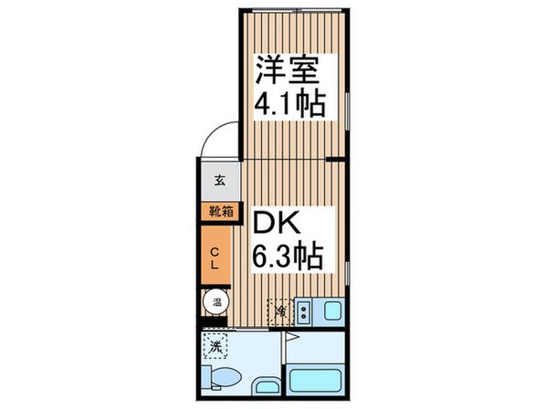 SUERTE亀戸の物件間取画像